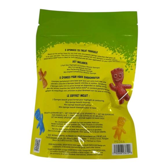 NEW Morphe x Sour Patch Kids Colorful Crew Beauty Sponge Set - Picture 5 of 5